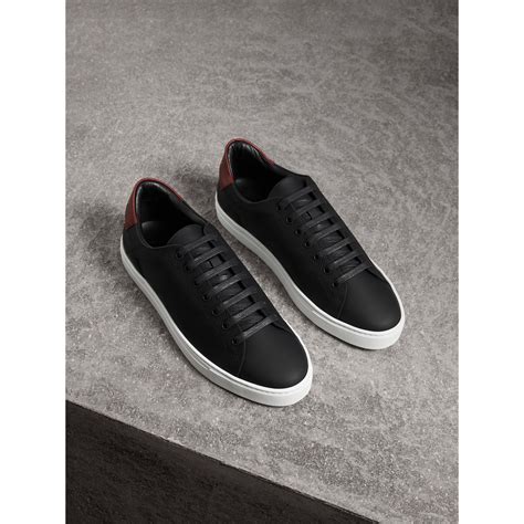 burberry perforated sneakers black|Burberry men sneakers on sale.